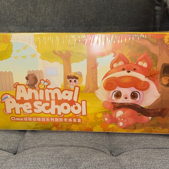 Animal Preschool QKid cute Plush pendant *Fully sealed box of 6 blind boxes*
